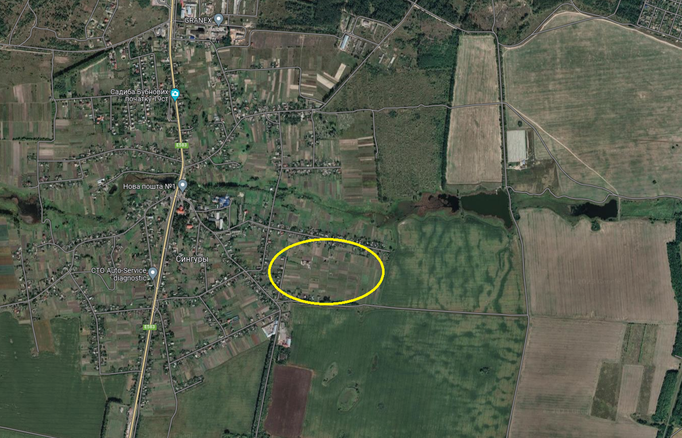Ділянка під будівництво житлового будинку
